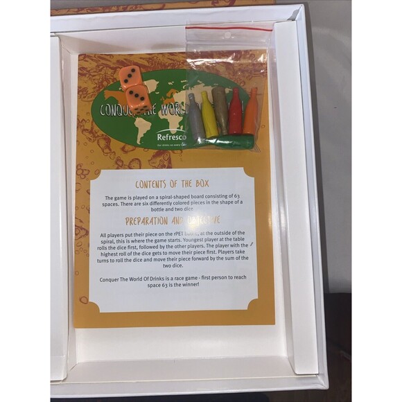 Conquer the world of drinks Refresco restaurant advertisement Board game vintage - Picture 3 of 14